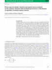 Research paper thumbnail of Power spectral density function and spatial autocorrelation of the ambient vibration full-wavefield generated by a distribution of spatially correlated surface sources