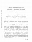 Research paper thumbnail of Effective dynamics for boson stars