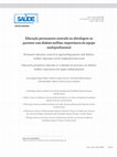 Research paper thumbnail of Educação permanente centrada na abordagem ao paciente com diabetes mellitus: importância da equipe multiprofissional