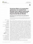 Research paper thumbnail of Protective Effect of Lactobacillus diolivorans 1Z, Isolated From Brazilian Kefir, Against Salmonella enterica Serovar Typhimurium in Experimental Murine Models