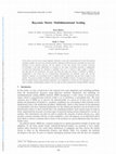 Research paper thumbnail of Bayesian Metric Multidimensional Scaling