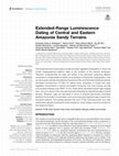 Research paper thumbnail of Extended-Range Luminescence Dating of Central and Eastern Amazonia Sandy Terrains