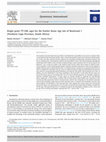 Research paper thumbnail of Single grain TT-OSL ages for the Earlier Stone Age site of Bestwood 1 (Northern Cape Province, South Africa)