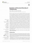 Research paper thumbnail of Evolution of Structural Diversity of Triterpenoids