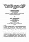 Research paper thumbnail of Les effets des mots sosies français-anglais aux traducteurs en formation :cas des étudiants de l'Université du Nigeria, Nsukka.