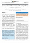 Research paper thumbnail of Recurrent placental chorioangioma in the setting of Fontan circulation: A case report