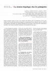 Research paper thumbnail of La stéatose hépatique chez les palmipèdes