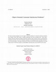 Research paper thumbnail of Object-Oriented Constraint Satisfaction Problems 1