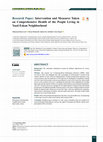 Research paper thumbnail of Intervention and Measures Taken on Comprehensive Health of the People Living in Yazd Eskan Neighborhood