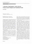 Research paper thumbnail of A Question of Individuality: Charles Darwin, George Gaylord Simpson and Transitional Fossils