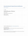 Research paper thumbnail of Animal Rescuers: A Review