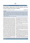 Research paper thumbnail of Root Nodule Categorization and Their Relation with Plant Growth in Peanut Crop Grown in Alfisols