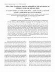 Research paper thumbnail of Effect of date of sowing and rainfall on sustainability of yield and rainwater use efficiency in cereal crops under arid alfisols