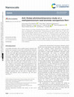 Research paper thumbnail of Anti-Stokes photoluminescence study on a methylammonium lead bromide nanoparticle film