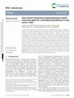 Research paper thumbnail of Dual stimuli-responsive polyphosphazene-based molecular gates for controlled drug delivery in lung cancer cells