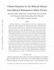 Research paper thumbnail of Channel Responses for the Molecule Release from Spherical Homogeneous Matrix Carriers