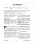 Research paper thumbnail of Assisted Physical Exercise for Improving Bone Strength in Preterm Infants Less than 35 Weeks Gestation: A Randomized Controlled Trial