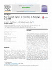 Research paper thumbnail of Non-traumatic rupture of eventration of diaphragm in a child