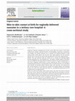 Research paper thumbnail of Skin-to-skin contact at birth for vaginally delivered neonates in a tertiary care hospital: A cross-sectional study