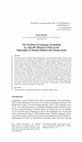 Research paper thumbnail of The Problem of Language Grounding as a Specific Human Feature in the Philosophy of Thomas Hobbes and Thomas Reid