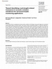 Research paper thumbnail of Toward identifying crack-length-related resonances in acoustic emission waveforms for structural health monitoring applications