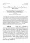 Research paper thumbnail of First report on daily activity and feeding behavior of Javan hawk-eagle (Nisaetus bartelsi) in the protected forest of Kondang Merak Beach, Malang, Indonesia