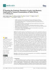 Research paper thumbnail of Evaluating the Probiotic Potential of Lactic Acid Bacteria Implicated in Natural Fermentation of Table Olives, cv. Cobrançosa