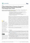 Research paper thumbnail of A Mixed-Method Study of Programme Management Resources and Social Enterprise Sustainability: A Developing-Country Context