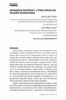 Research paper thumbnail of Insurgência Periférica e a Teoria Crítica Das Relações Internacionais