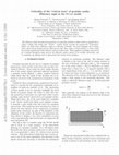 Research paper thumbnail of Criticality of the “critical state” of granular media: Dilatancy angle in the Tetris model