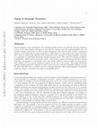 Research paper thumbnail of Aging in Language Dynamics