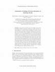 Research paper thumbnail of Automatic Grading of Green Intensity in Soybean Seeds