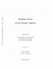 Research paper thumbnail of Modular Action on the Massive Algebra