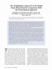 Research paper thumbnail of The Wrightington Approach to the Radial Head: Biomechanical Comparison With the Posterolateral Approach