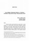 Research paper thumbnail of Sosyal Bilgiler Eğitiminde Kültürel ve Mekânsal Özelliklerin Öğrencilerin Değer Oluşumundaki Etkisi