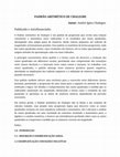 Research paper thumbnail of Padrão Aritmético de Chalegre