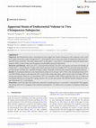 Research paper thumbnail of Apparent Stasis of Endocranial Volume in Two Chimpanzee Subspecies