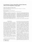 Research paper thumbnail of Viscoelasticity of epoxy resin/silica hybrid materials with an acid anhydride curing agent