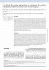 Research paper thumbnail of A eficácia da terapia quiroprática no tratamento da escoliose idiopática do adolescente (EIA): uma revisão integrativa