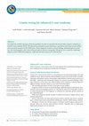 Research paper thumbnail of Genetic testing for enhanced S-cone syndrome