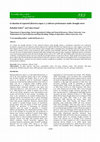 Research paper thumbnail of Evaluation of rapeseed ('Brassica napus' L.) cultivars performance under drought stress