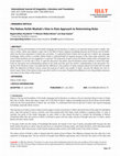 Research paper thumbnail of The Nahwu Kufah Mazhab's View in Data Approach to Determining Rules