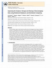 Research paper thumbnail of Improving the analysis, storage and sharing of neuroimaging data using relational databases and distributed computing