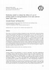 Research paper thumbnail of Hydrotime model to evaluate the effects of a set of priming agents on seed germination of two leek cultivars under water stress