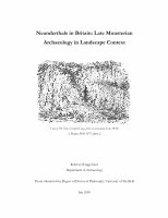 Research paper thumbnail of Neanderthals in Britain: Late Mousterian archaeology in landscape context. Volume I