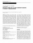 Research paper thumbnail of Expression of SpC3, the sea urchin complement component, in response to lipopolysaccharide