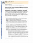 Research paper thumbnail of Parole Revocation Among Prison Inmates With Psychiatric and Substance Use Disorders