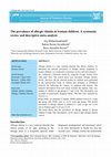 Research paper thumbnail of The prevalence of allergic rhinitis in Iranian children: A systematic review and descriptive meta-analysis