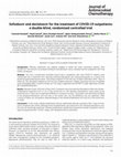 Research paper thumbnail of Sofosbuvir and daclatasvir for the treatment of COVID-19 outpatients: a double-blind, randomized controlled trial