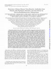 Research paper thumbnail of Detection of Borna Disease Virus-Reactive Antibodies from Patients with Psychiatric Disorders and from Horses by Electrochemiluminescence Immunoassay